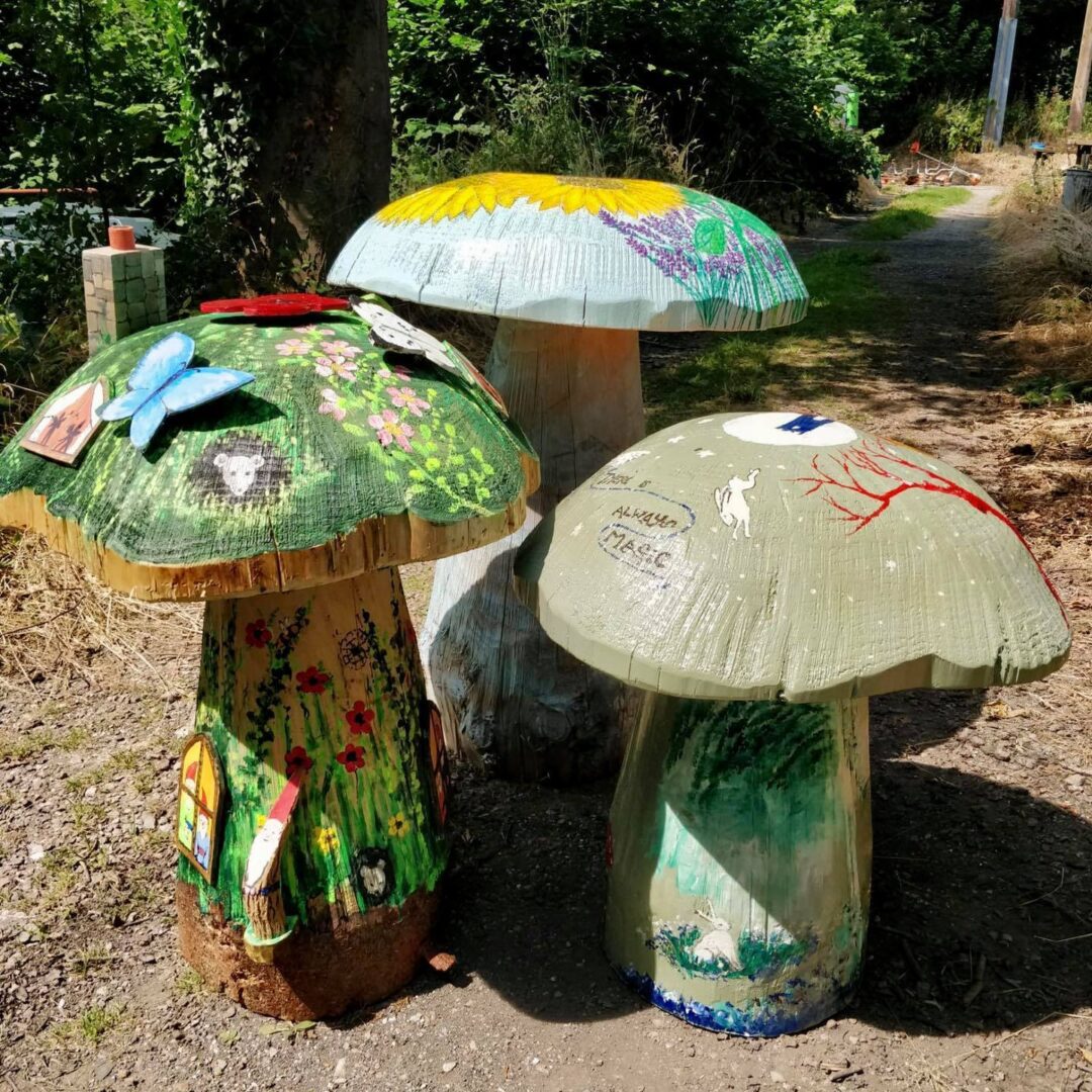 Mushroom Magic Trail toadstool auction at Hestercombe