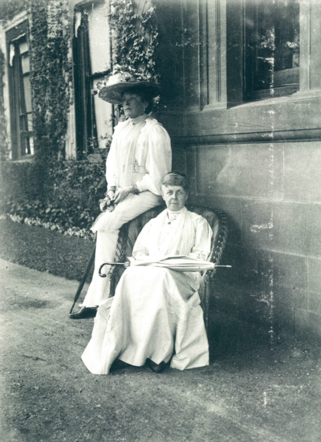 The Hon Constance Mary Portman and friend 1904