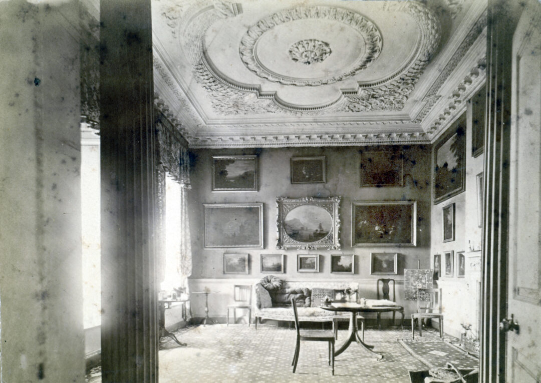 Fig 10 Column Morning Room west end 1872