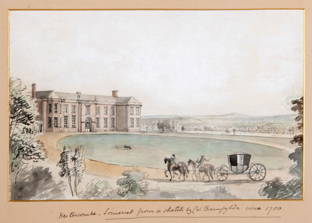 Fig 5 Hestercombe House by C W Bampfylde c 1770
