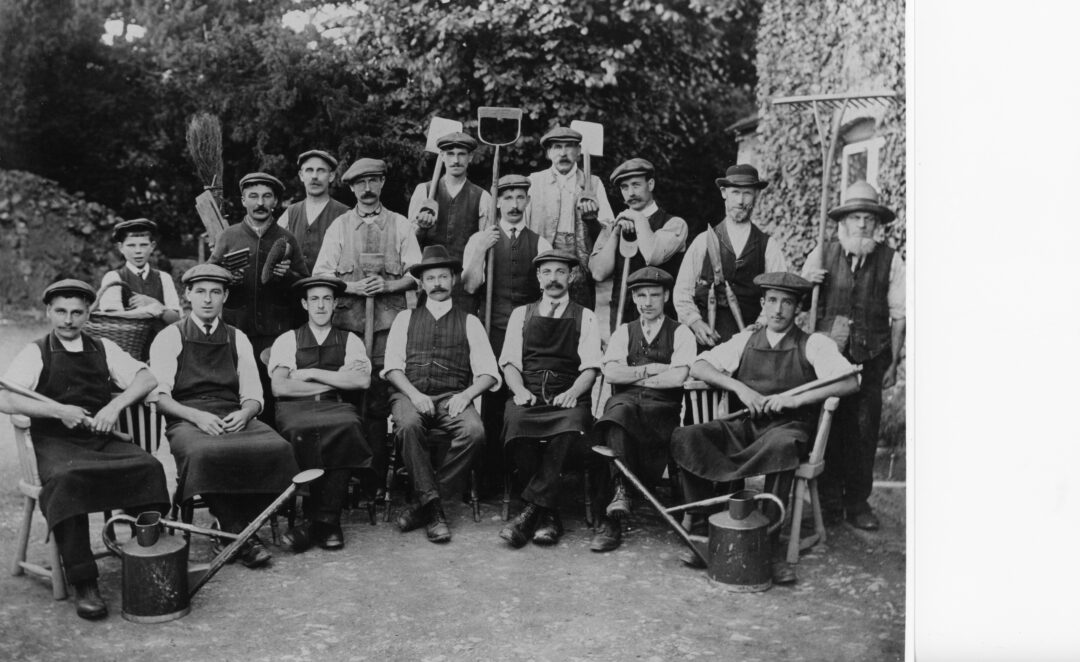 HGT 3 10 Hestercombe Gardens Grounds Staff April 1914
