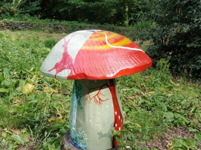 Toadstool auction Jackie Rogers Hestercombe